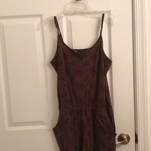 Burgundy Forever 21 Jumpsuit